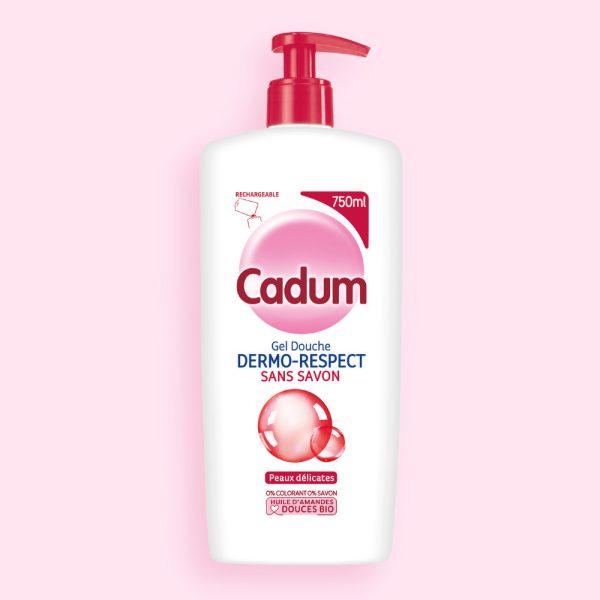 Sữa tắm không chứa xà phòng Cadum Dermo-respect 750ml