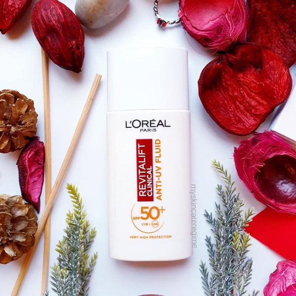 Kem chống nắng L'Oréal revitalift Clinical Anti-UV Fluid SPF50+ (50ml)