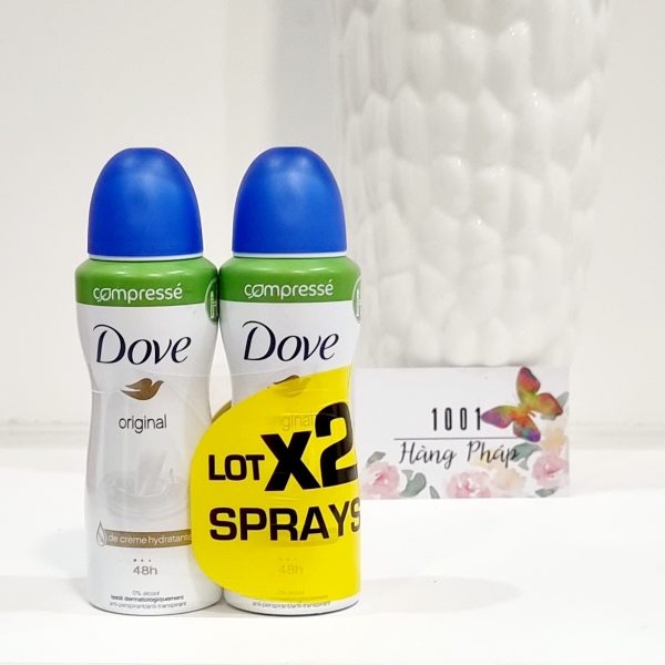 Xịt Khử Mùi Dove Original 48h 100ml