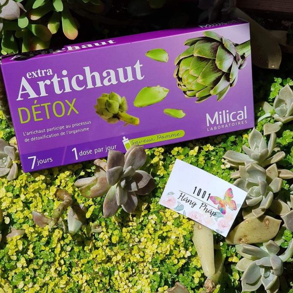 Thải độc gan và cơ thể Extra Artichaut Destox Milical 7 ngày