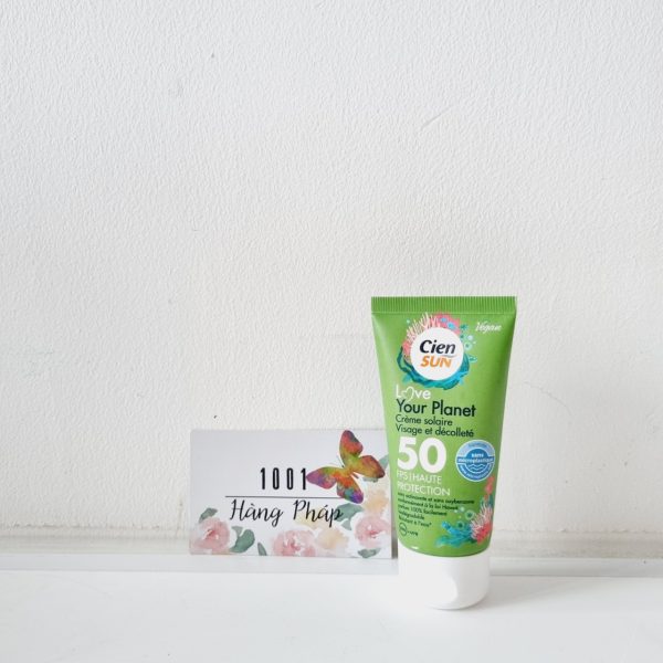 Kem Chống Nắng Cien Sun Love Your Planet FPS 50 Dành Cho Mặt Và Cổ 30ml