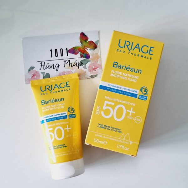 Kem chống nắng dành cho da dầu Uriage Bariesun Mat Fluid SPF50+ (50ml)