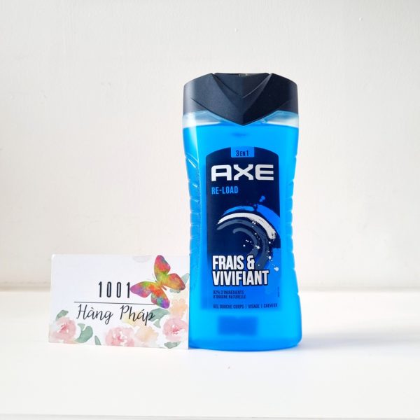 Tắm gội rửa mặt 3 trong 1 AXE Re-load Frais & Vivifiant 250ml