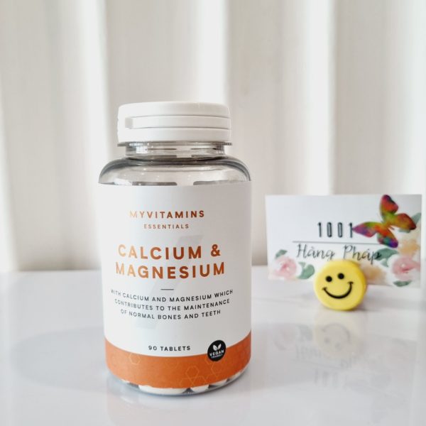 Thực phẩm bổ sung 𝐌𝐘𝐕𝐈𝐓𝐀𝐌𝐈𝐍𝐒 𝐂𝐀𝐋𝐂𝐈𝐔𝐌 + 𝐌𝐀𝐆𝐍𝐄𝐒𝐈𝐔𝐌 90 viên