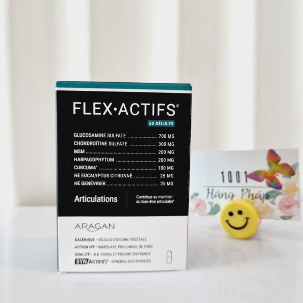 Viên giảm đau vai gáy Flex - Actifs Aragan 60 viên