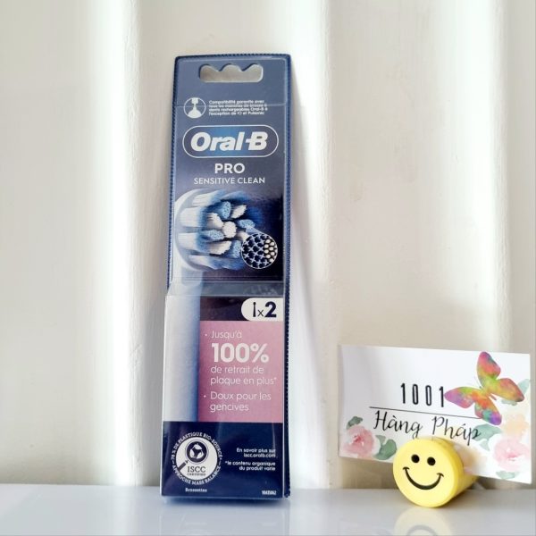 Đầu bàn chải máy thay thế Oral-B Pro Sensitive Clean danh cho răng nhạy cảm.