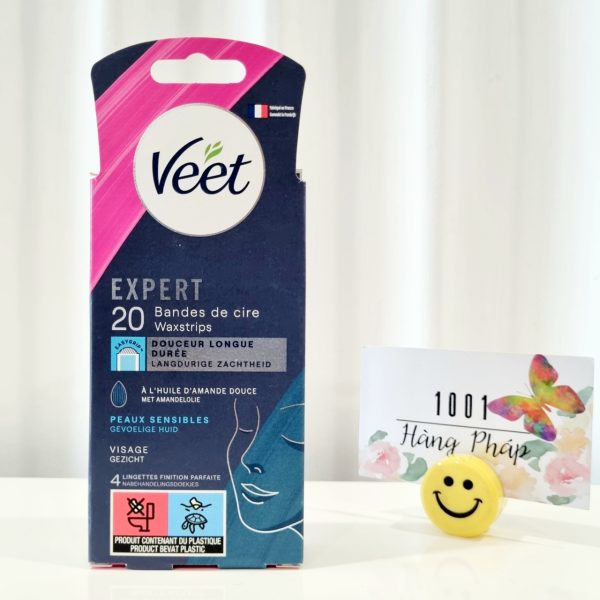 Miếng wax lông dành cho mặt Veet Expert 20 miếng