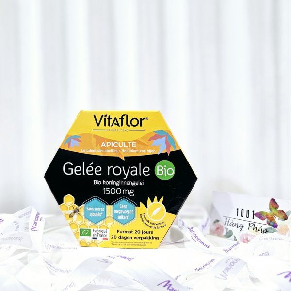 Sữa Ong Chúa Hữu Vitaflor Gelee Royale Bio 1500mg 20 ống
