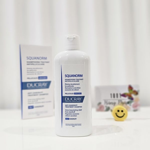 Dầu Gội Đầu Trị Gàu Dành Cho Tóc Dầu DUCRAY SQUANORM 200ml