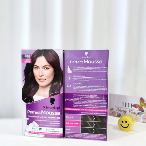 Nhuộm tóc Schwarzkopf Perfect Mousse 388 (Màu nâu đỏ)