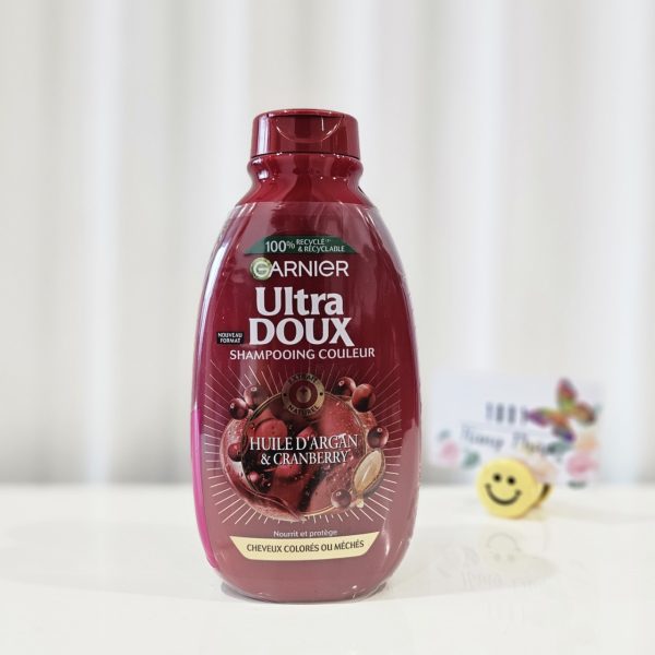 Dầu gội Garnier Ultra Doux dành cho tóc nhuộm, 300ml