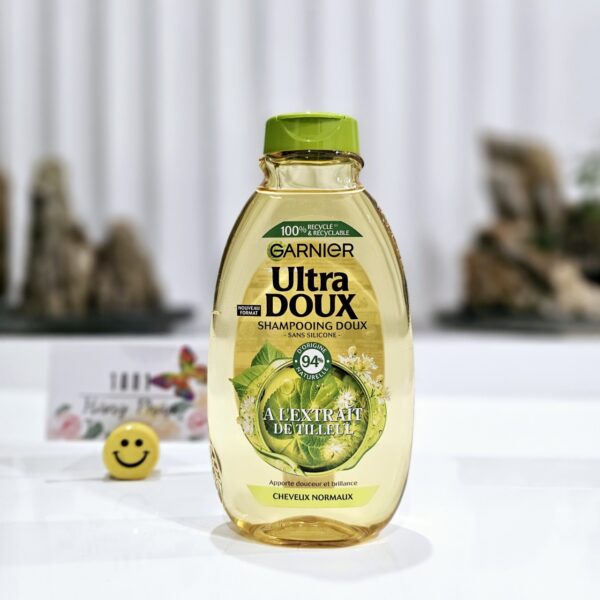 Dầu gội mềm tóc dành cho tóc thường Garnier Ultra Doux A L'extrait de Tilleul, 300ml