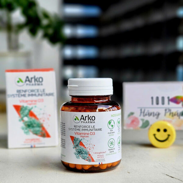 Viên uống bổ sung Vitamin D3 Arkopharma, 90 viên