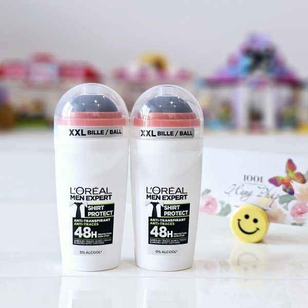 {Combo 2 chai} Lăn khử mùi dành cho nam L'Oréal Men Expert Shirt Protect, 50ml