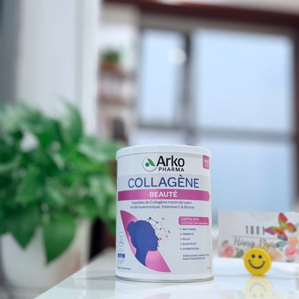 Arkopharma Collagène Beauté dạng bột- Bí quyết gìn giữ nét đẹp thanh xuân từ bên trong, 260g