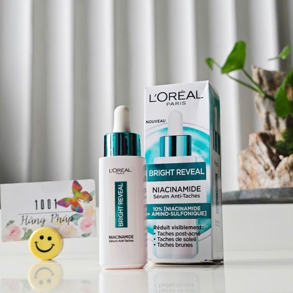 Tinh Chất Sáng Da, Mờ Thâm L’Oréal Paris Bright Reveal Niacinamide Serum, 30ml