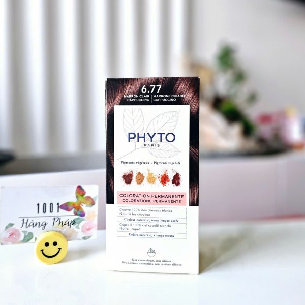 Thuốc nhuộm tóc thảo dược Phyto Paris - số 6.88 Nâu Cappuccino