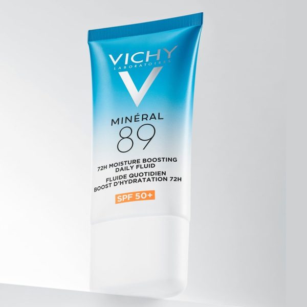Kem chống nắng Vichy Mineral 89 72h Moisture Boosting Daily Fluid SPF50+, 50ml