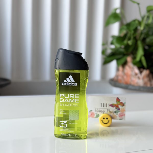 Adidas Pure Game Shower Gel – Sữa tắm nam hương thơm nam tính, bản Pháp chính hãng, 250ml