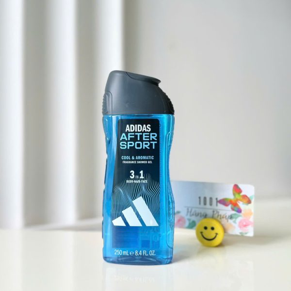 Tắm gội rửa mặt Adidas After Sport 3 trong 1, 250ml