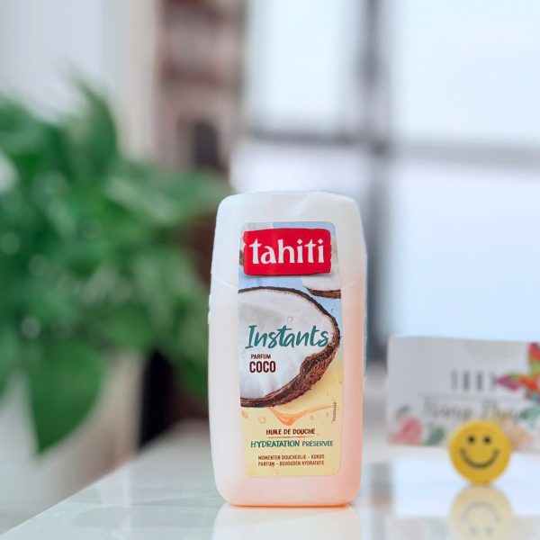 Sữa tắm dưỡng ẩm hương dừa Tahiti Instants Parfum Coco, 250ml