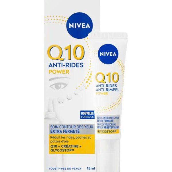 Kem dưỡng mắt săn chắc và chống nhăn NIVEA Q10 Anti-Rides Power Extra Fermeté, 15ml